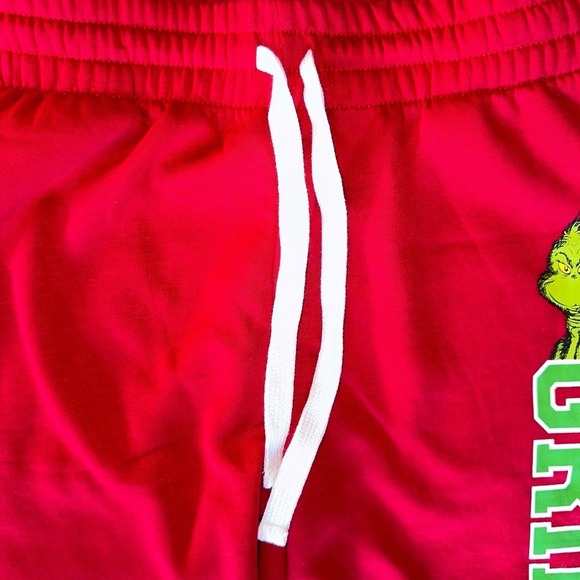 NWOT Junior’s Medium (7/9) Dr. Seuss The Grinch Sweatpants - Picture 3 of 8